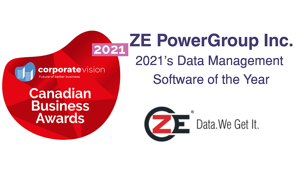 ZE PowerGroup Wins Data Management Software of the Year Award!
